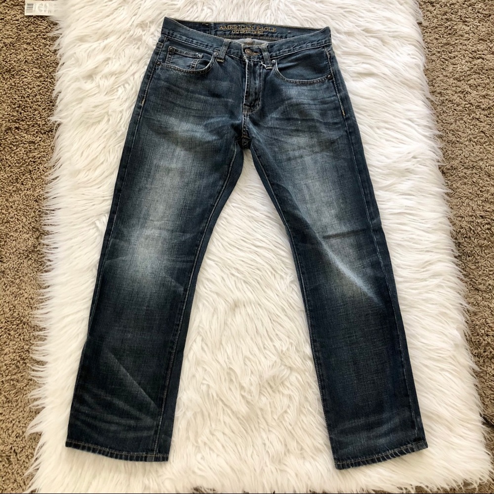 American Eagle slim straight jeans, size 28/28